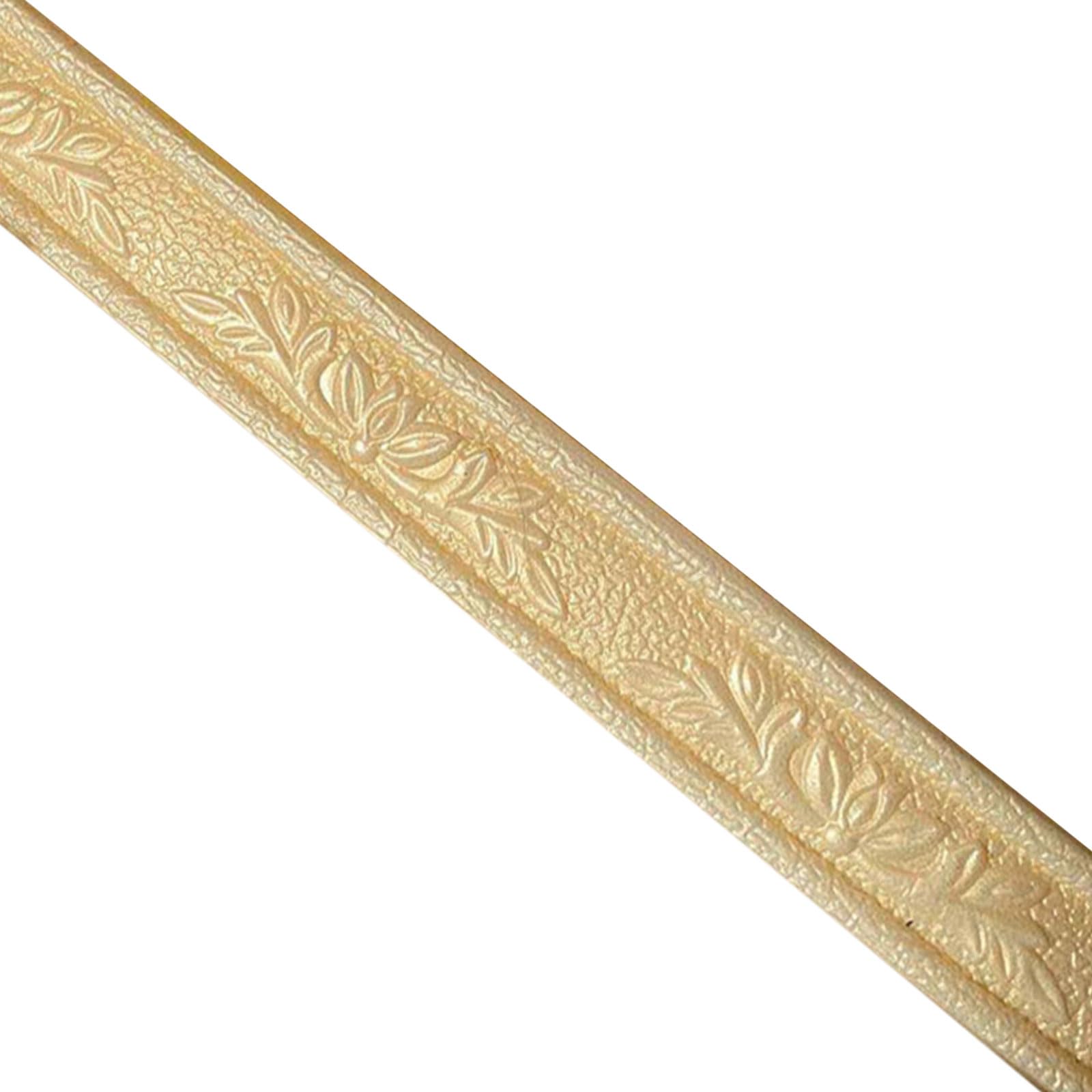Self-Adhesive Flexible Foam Baseboard Trim - 2.3 Meters Peel and Stick Wall Edging for Home Decoration(Yellow)