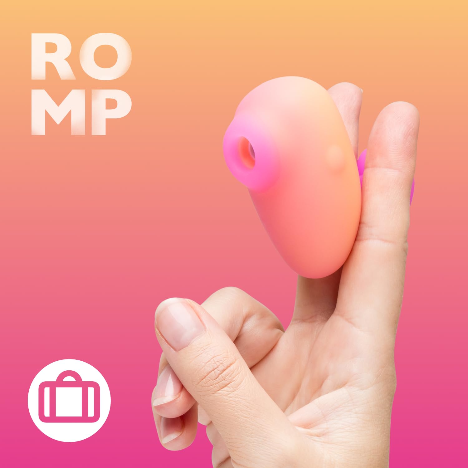 Amazon.com: ROMP Kiss Clitoral Suction Sex Toy | Travel Size Clit