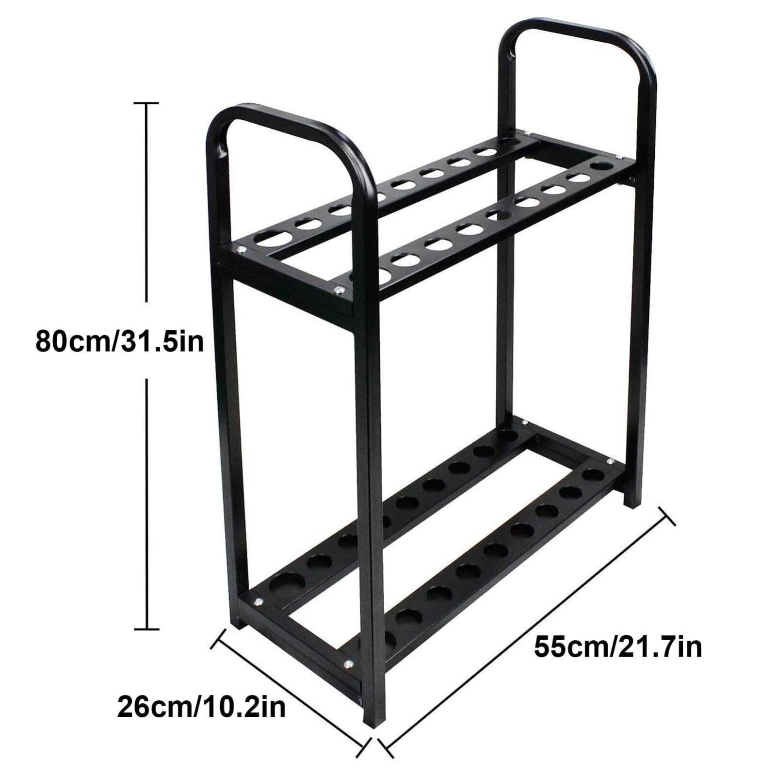 Aufbewahrung Ständer Golf Organizer Rack Club Display Für 18 Cues Zubehör Metall Clubs Golfschlager
