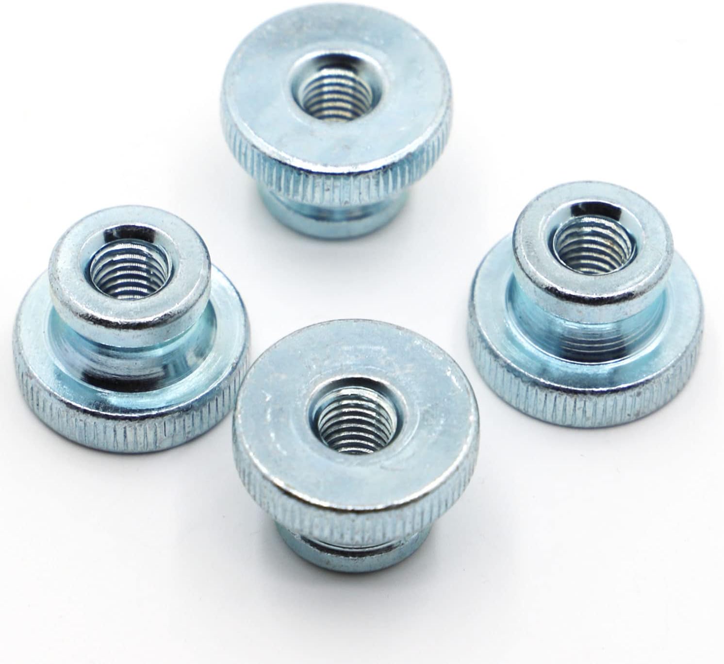 M3 M4 M5 M6 M8 M10 Galvanized Double Step Adjust Knurl Thumb Nut Hand Tighten Thumbnut 3D Printer Curtain Wall GB806 - (Size: M6 5pcs)