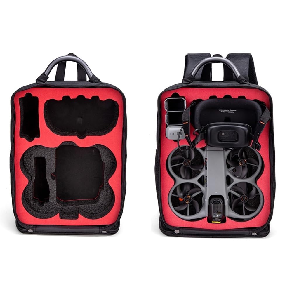 Étui de transport de voyage pour drone DJI Avata 360 - Sac à dos de rangement à bandoulière pour DJI Avata360, lunettes N3, télécommande RC 2, RC Motion 3, hub de charge de batterie et accessoires