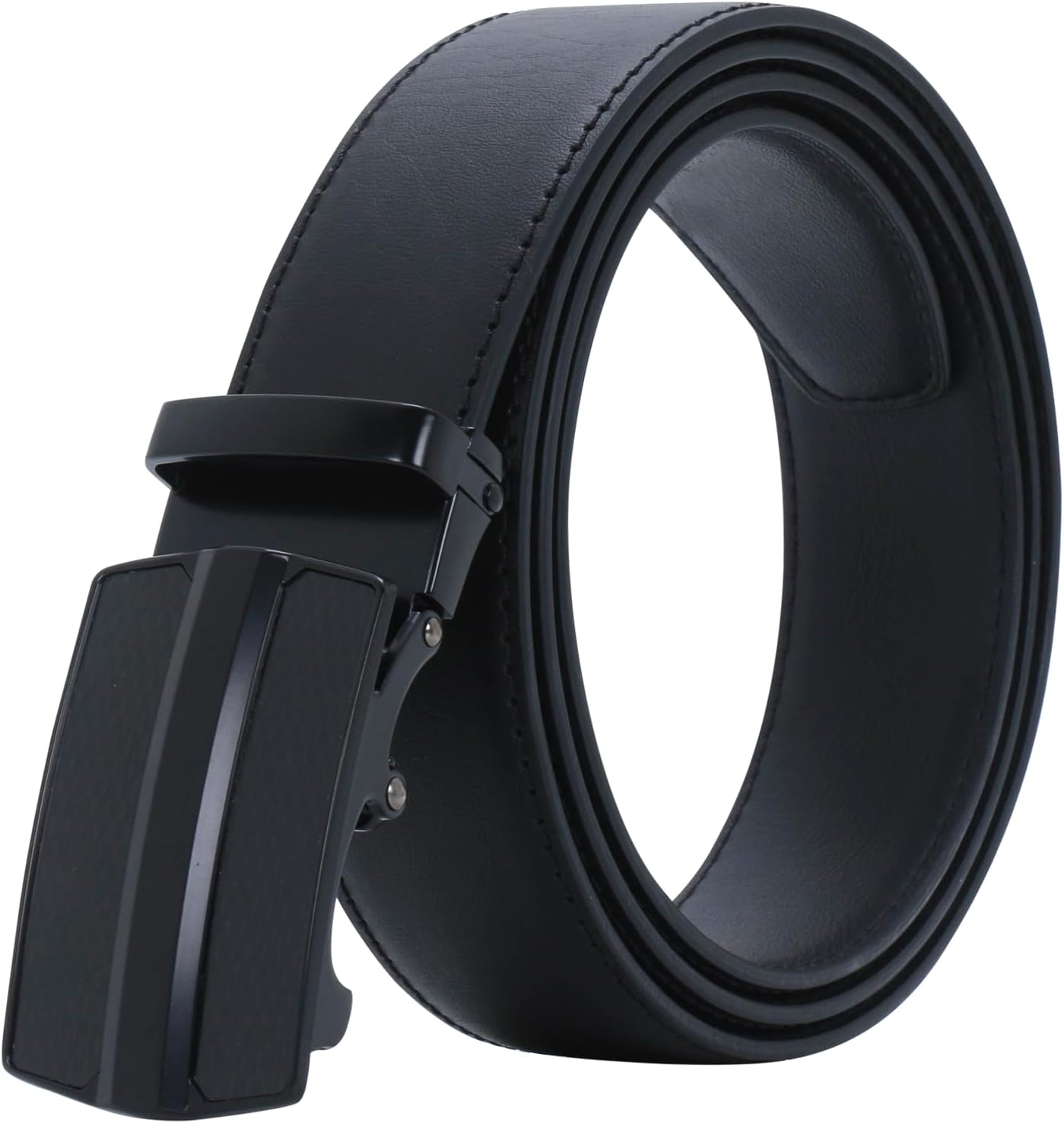 - Men's Auto Lock PU Leather Belt