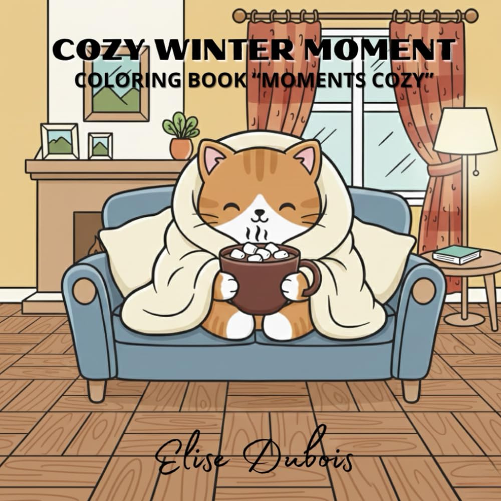 COZY WINTER MOMENT: COLORING BOOK "MOMENTS COZY"
