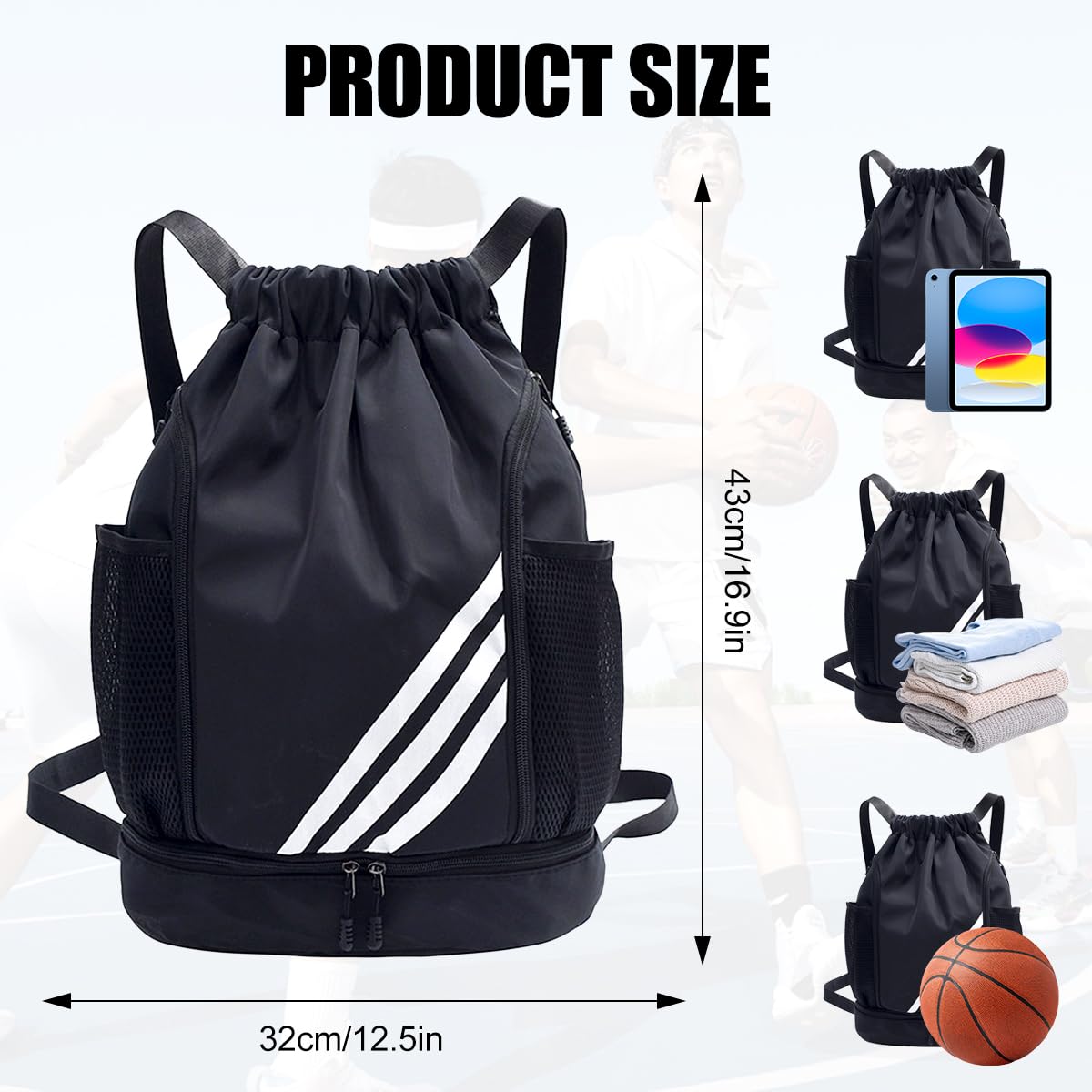 Bolsa de deporte con cordón, bolsa de deporte para niños, mujeres, hombres, niños, bolsa de deporte, bolsa de deporte, bolsa de deporte, bolsa de deporte, bolsa de deporte, bolsa de zapatos