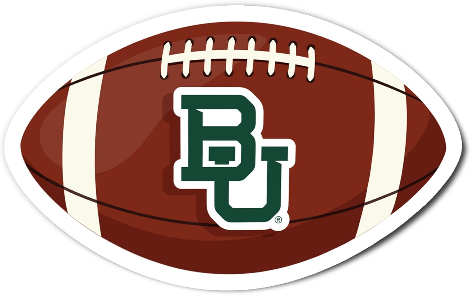 Desert Cactus Baylor University Sticker Bears Vinyl Decal Laptop Water Bottle Car Scrapbook (Football Logo Sticker)