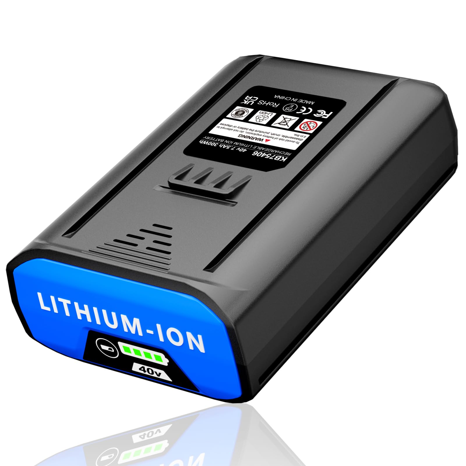 Batería de repuesto de 40 V para Kobalt de 40 V, 7,5 Ah KB-540-06 KB440-06 KB240-06, 40 V máx. Batería de iones de litio compatible con herramientas eléctricas inalámbricas Kobalt de 40