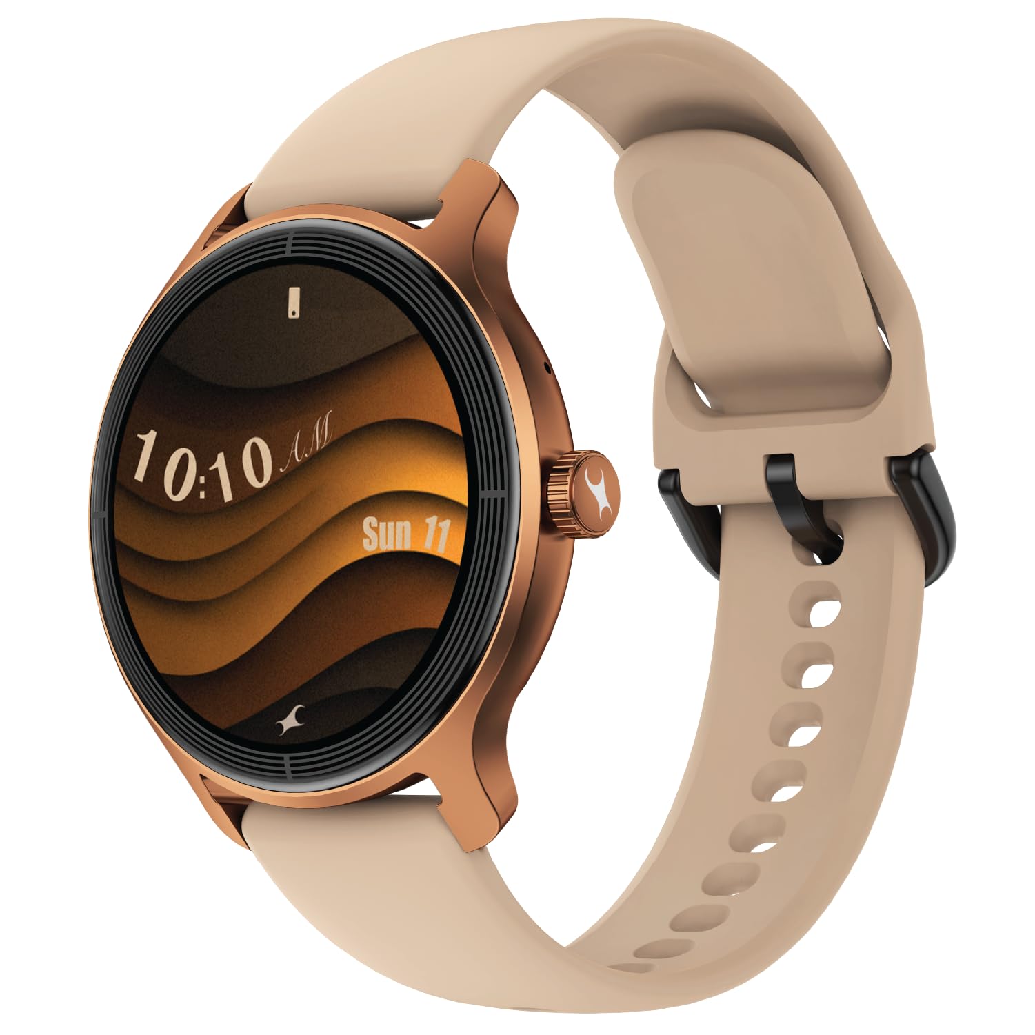 Fastrack Sleek Smartwatch 1.32" inch AMOLED Display,Sleek Design, Functional Crown, QR Hub, 24/7 Health Suite, BT Calling, SpO2, HRM, IP68, Multiple Menu Styles, Games - Dusty Rose-image-19