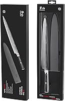 Vista 7 de Cangshan YARI Series 12-inch Sashimi Knife with Sheath, X-7 Damascus Steel, 501301