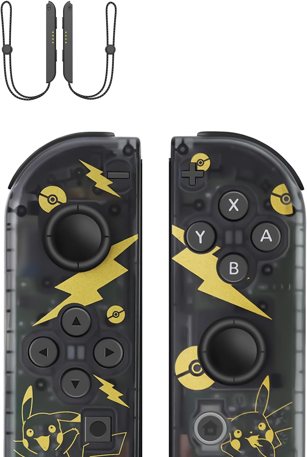 LuckyMoon Controller for Switch, Wireless Controller Compatible with Switch/OLED/Lite, With Joysticks, Dual Vibration, 6-Axis Gyroscope, Wrist Straps