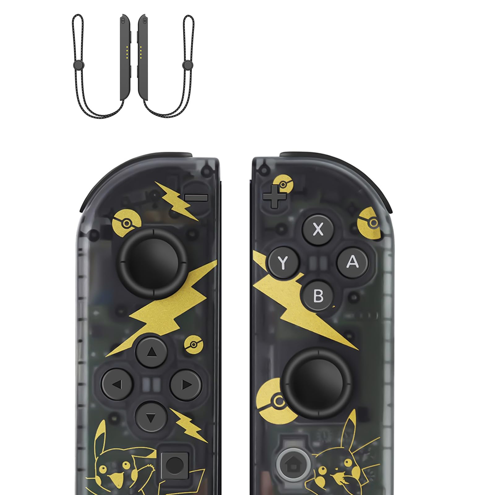 LuckyMoon Controller for Switch, Wireless Controller Compatible with Switch/OLED/Lite, With Joysticks, Dual Vibration, 6-Axis Gyroscope, Wrist Straps