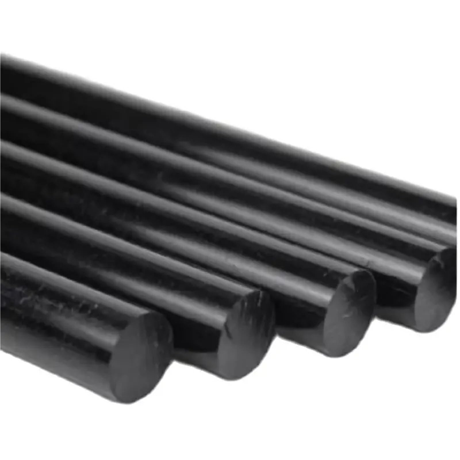 Kunststoffstab Verschleißfeste PA6-Stange for die Bearbeitung(Length 250mm,15mm 10pcs)