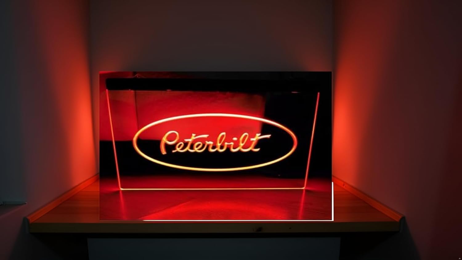 Neon Sign Motors OEM, Red LED Neon Sign for Wall and Room Decor, Neon Night Light for Man Cave Bedroom Home Bar Shop Pub Bistro Party Hotel Game Room Decor Gifts 12x8 Inch