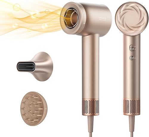 Dreame Glory Mix Secador de pelo de alta velocidad, doble voltaje, 3 boquillas magnéticas, infusión de perfume, secado fragante personalizado,