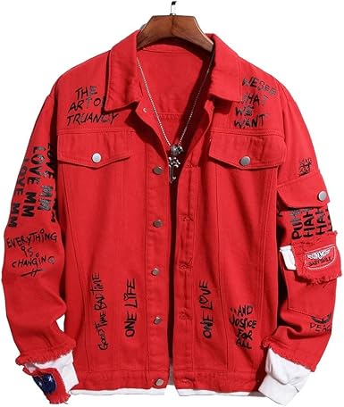 Collar Jean Coat Outerwear at Amazon 