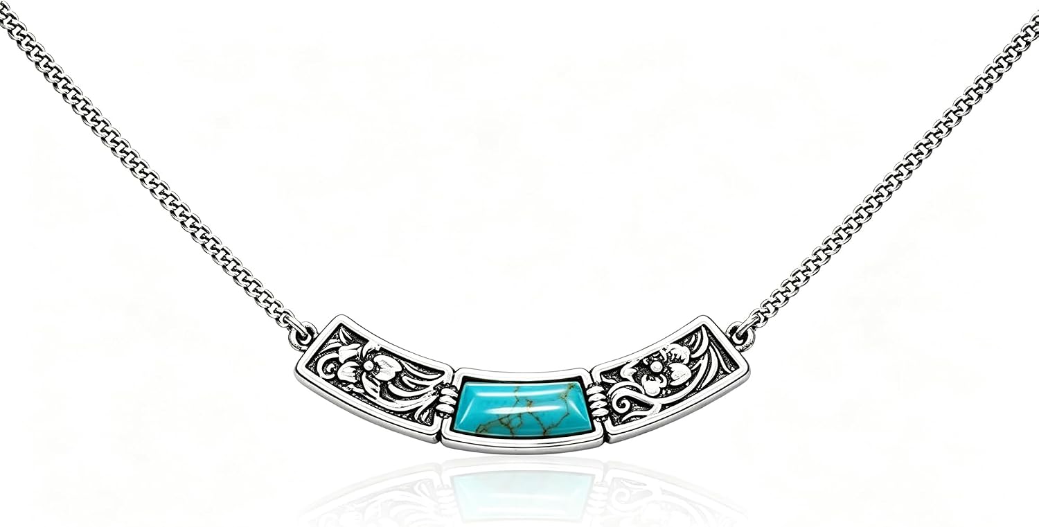 Wrangler Couture Turquoise Jewelry for Women, Western Jewelry Necklace