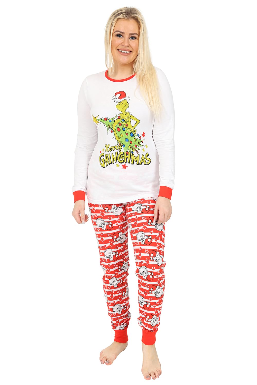 The Grinch Grinchmas - Pijama largo familiar de Navidad a juego