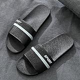 スリッパ 軽量 洗える lysl2305 44/45(26.5-27cm) ブラック