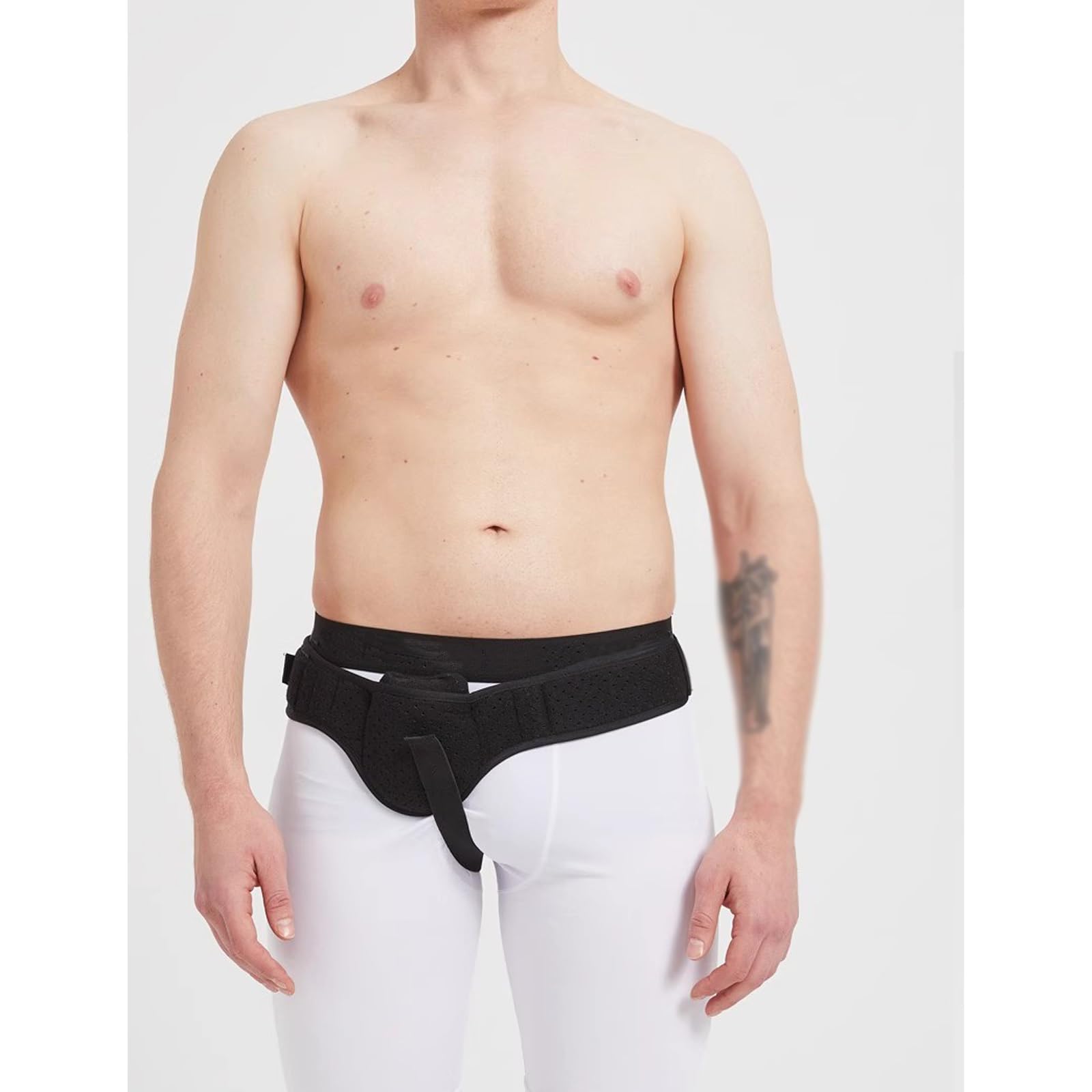 Fascia Ernia Inguinale Uomo, Cinto Erniario, Cintura Per Ernia Inguinale, Cintura di Supporto Per Ernia Inguinale Unilaterale Per Uomo E Donna Con Cuscinetto di Compressione Rimovibile(X-Large)