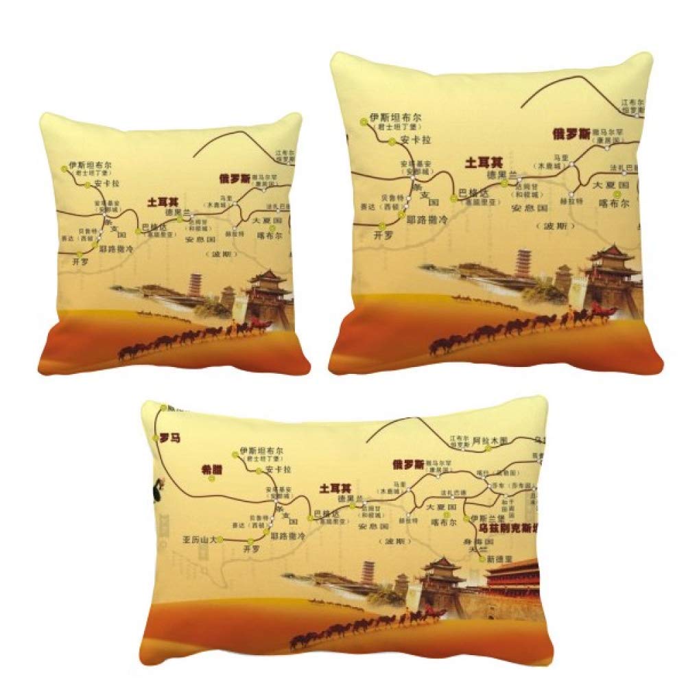 Coussin en soie motif chameau DIYthinker pour decoration salon