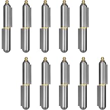 10pcs 4in Weld On Hinges Weldable Hinges Bullet Hinges Weld On BBQ Smoker Bullet Weld On Weld-On-Hinges BBQ Smoker Bullet Weld On Bullet Hinge Heavy Duty for Swing Door Trailer Ramp