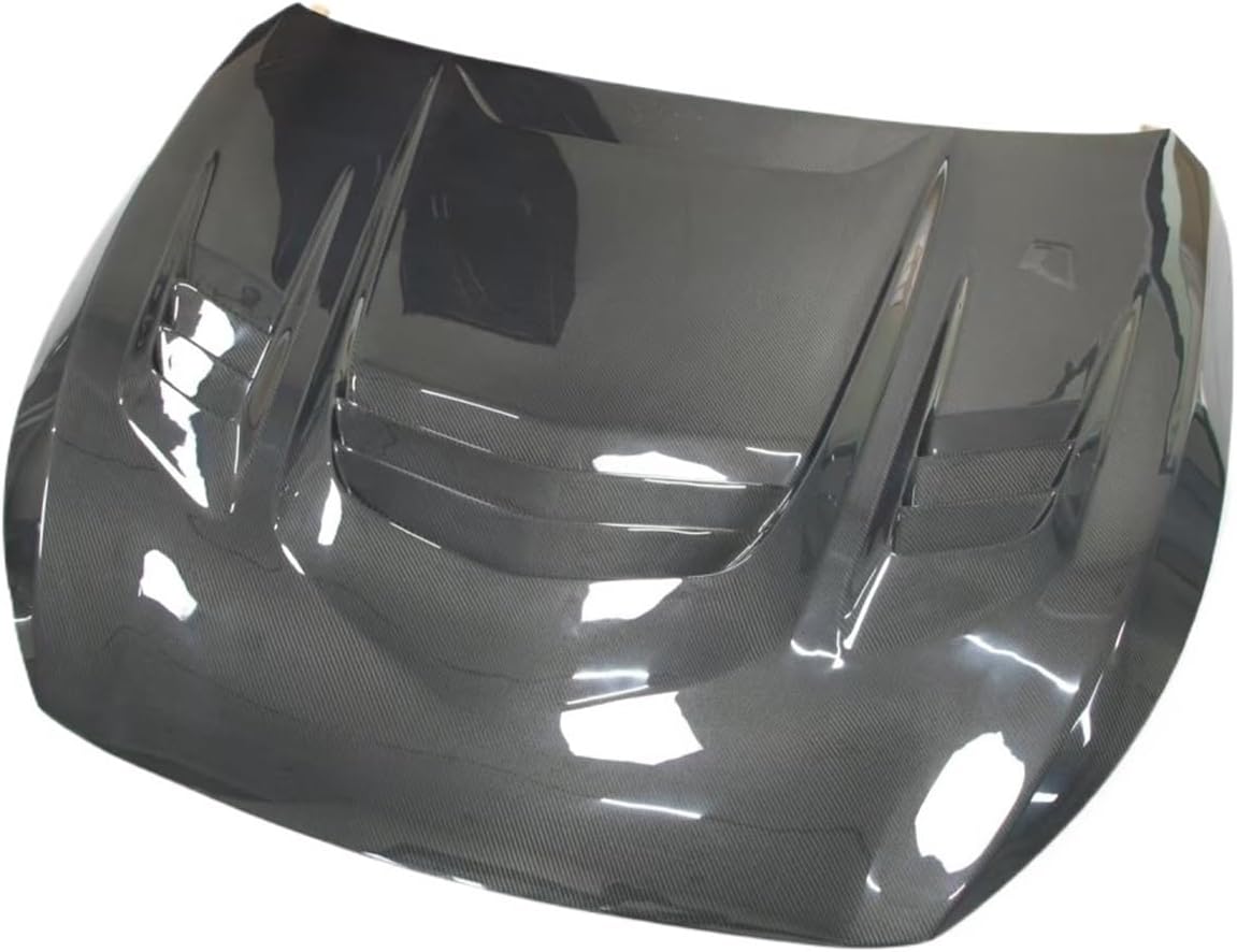 V Style Carbon Fiber Hood Compatible For Infiniti Q50 Carbon Fiber Bonnet