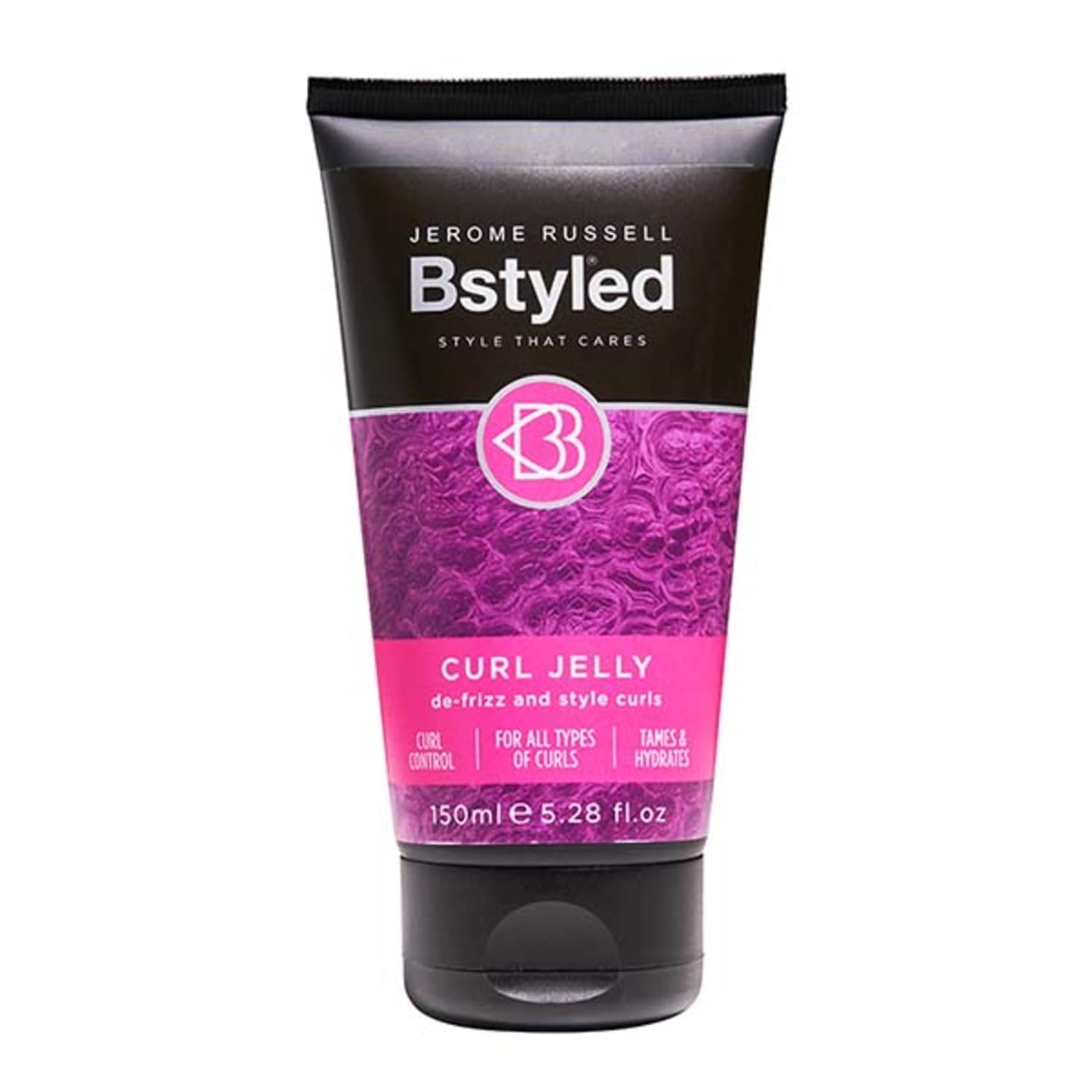 BStyled Curling Jelly – Curl Defining Gel for Bouncy Curls, Coils & Ringlets | Frizz Control, Hydration & Volume | Bond Building Hair Care with Pomegranate & Turmeric | Vegan & Cruelty-Free | 150ml