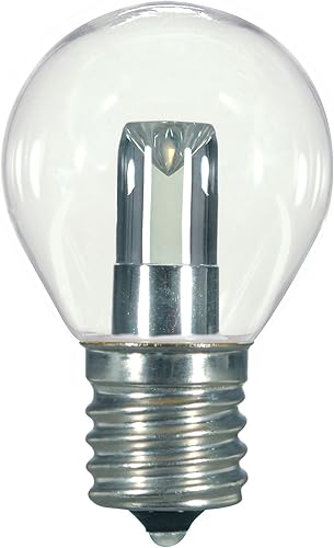 Satco S9167 LED S11 Clear 2700K Bombilla de base intermedia, 1 W