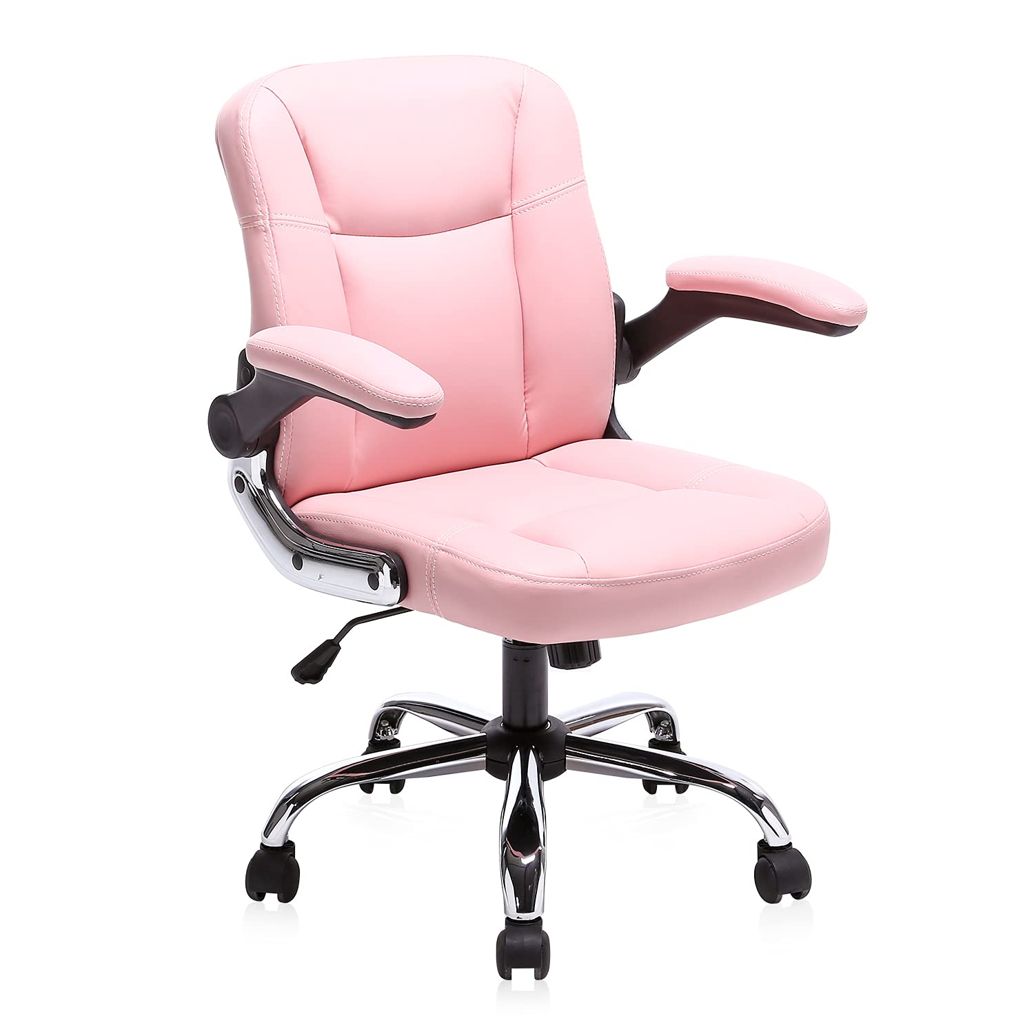 Myka's Ergonomic Leather Executive Office Chair High Back Computer Desk Chair with Upholstered