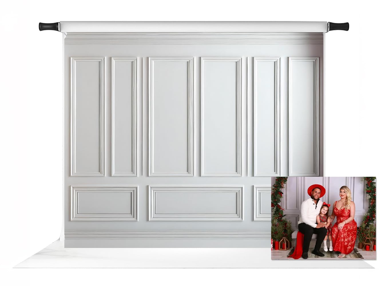 Amazon.com : Kate 10x8ft Mother's Day White Panel Wall for