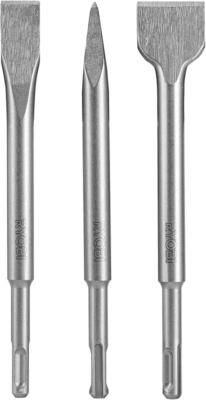 Ryobi RAKSPC03 SDS+ Chisel Bits (3 Piece)