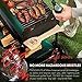 Easy Function Wood Grill Scraper - Wooden BBQ Grill Brush Cleaner Alternative - Enjoy Safe & Bristle Free Barbecue