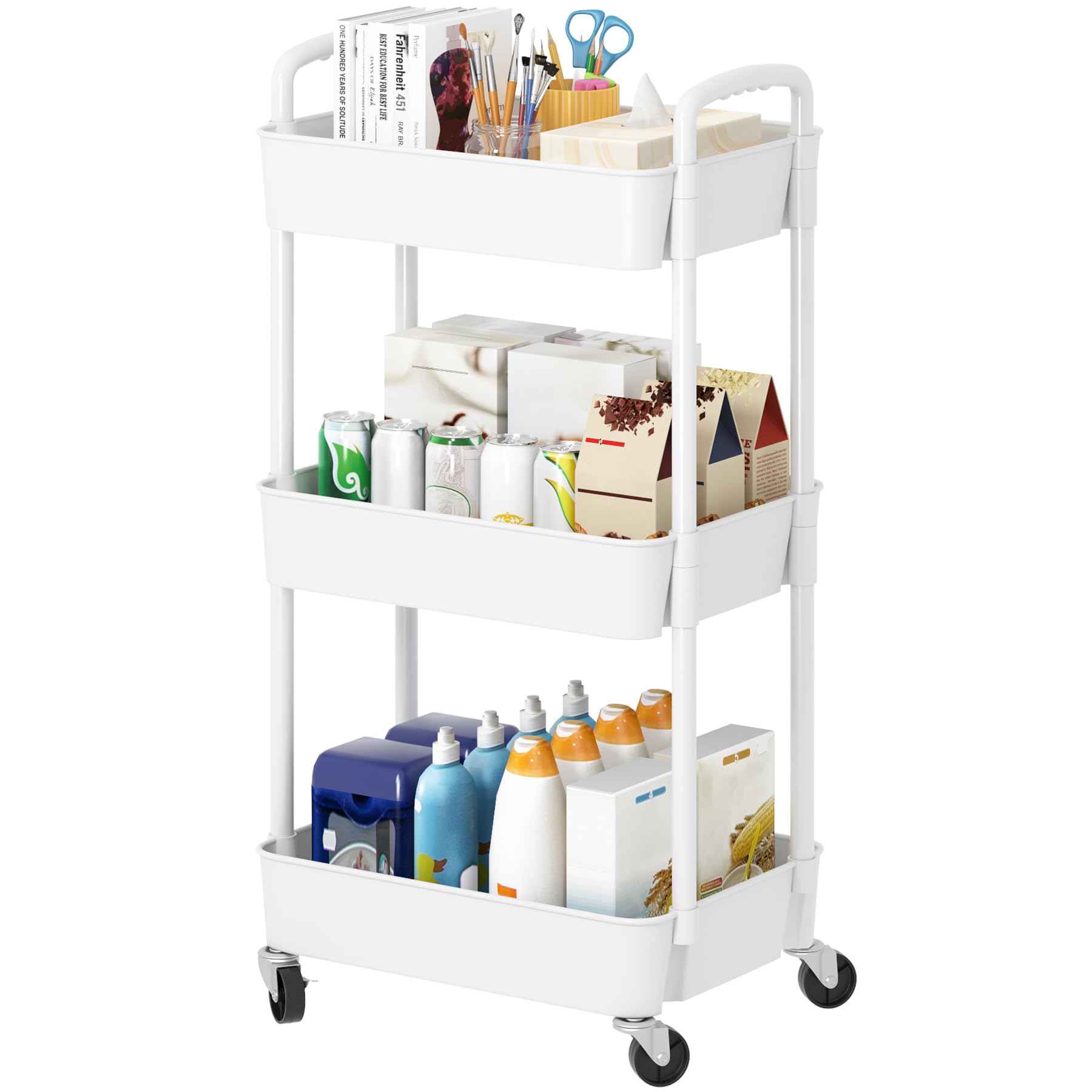 Photo 1 of Laiensia 3-Tier Rolling Utility Cart