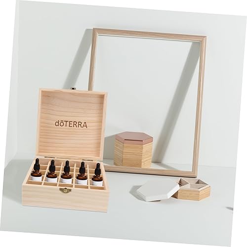 Miniatura 5 de Didiseaon 2 unids 25 aceite esencial estante almacenamiento aceite esencial organizador de aceite esencial titular exhibición de aceite esencial,