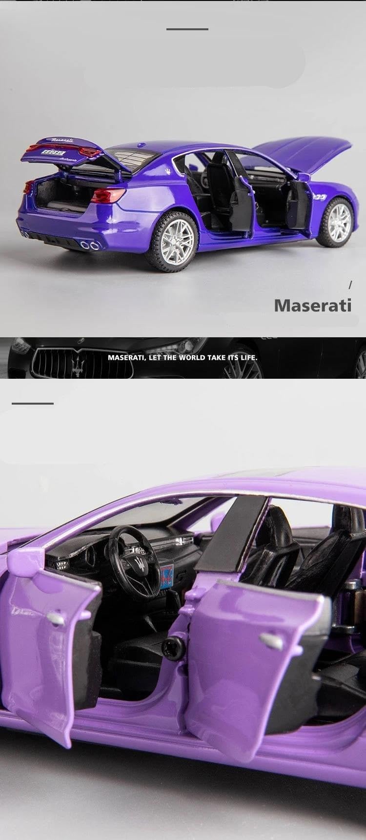純正 正規品 マセラティ クアトロポルテ シルバー ミニカー キーホルダー 純正 正規品 マセラティ クアトロポルテ シルバー ミニカー