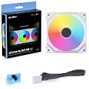 Lian Li UNI Fan SL-INF 140 RGB Infinity Mirror ARGB Fan 140mm White 1-Pack gallery image