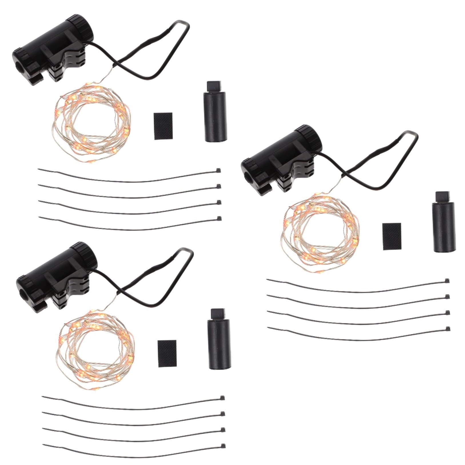 Toddmomy Vélo Lumière réfléchissant lumières Rechargeable Devant parlait arrière Feux de Roue de vélo LED lumière décorative de Roue coulissante Abdos Black
