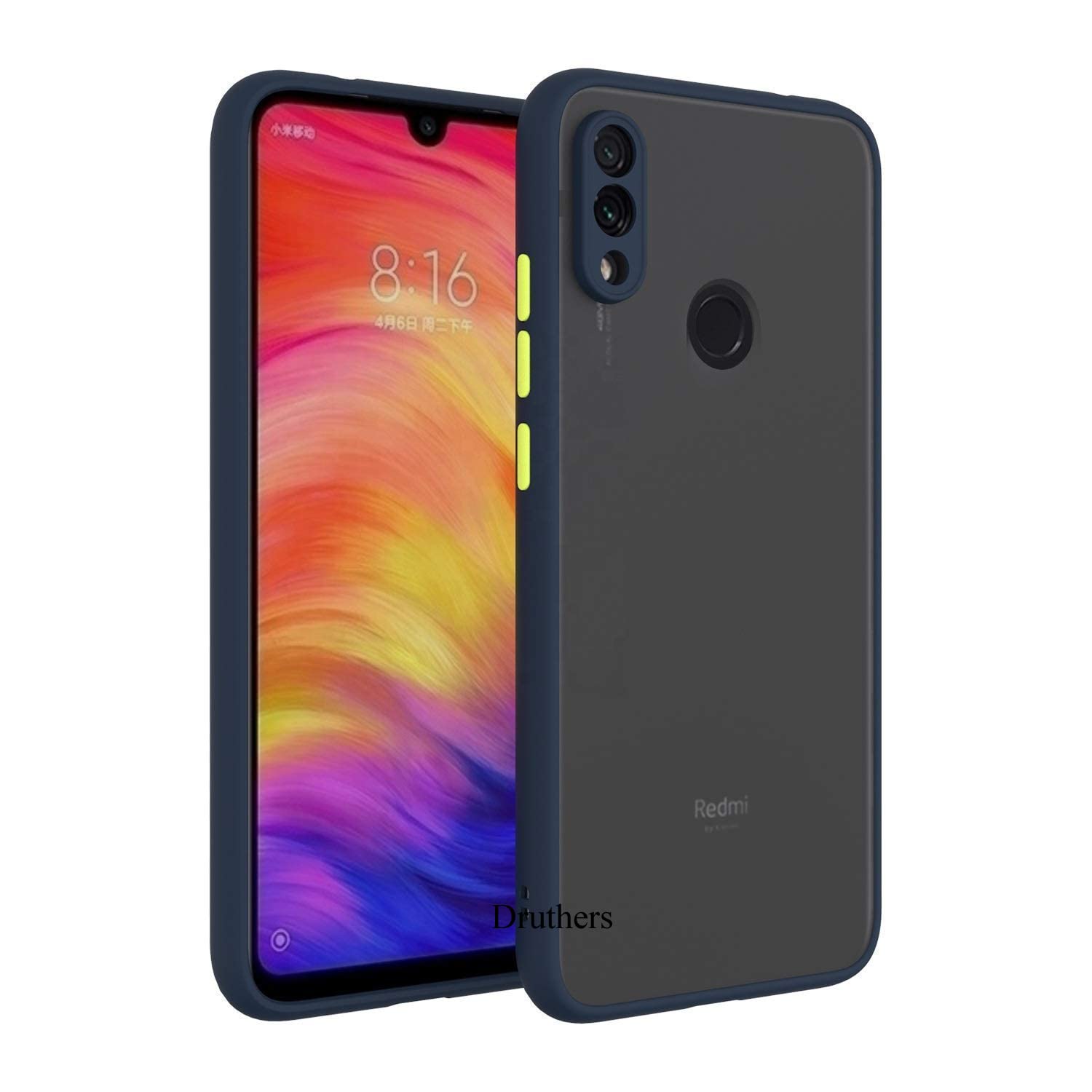 Druthers Realme 3 Pro Smoke Cover Protective Shockproof Matte Hard Back Case Cover Compatible for Realme 3 Pro(Blue) (B09QXDVJ3G) Amazon Price History, Amazon Price Tracker