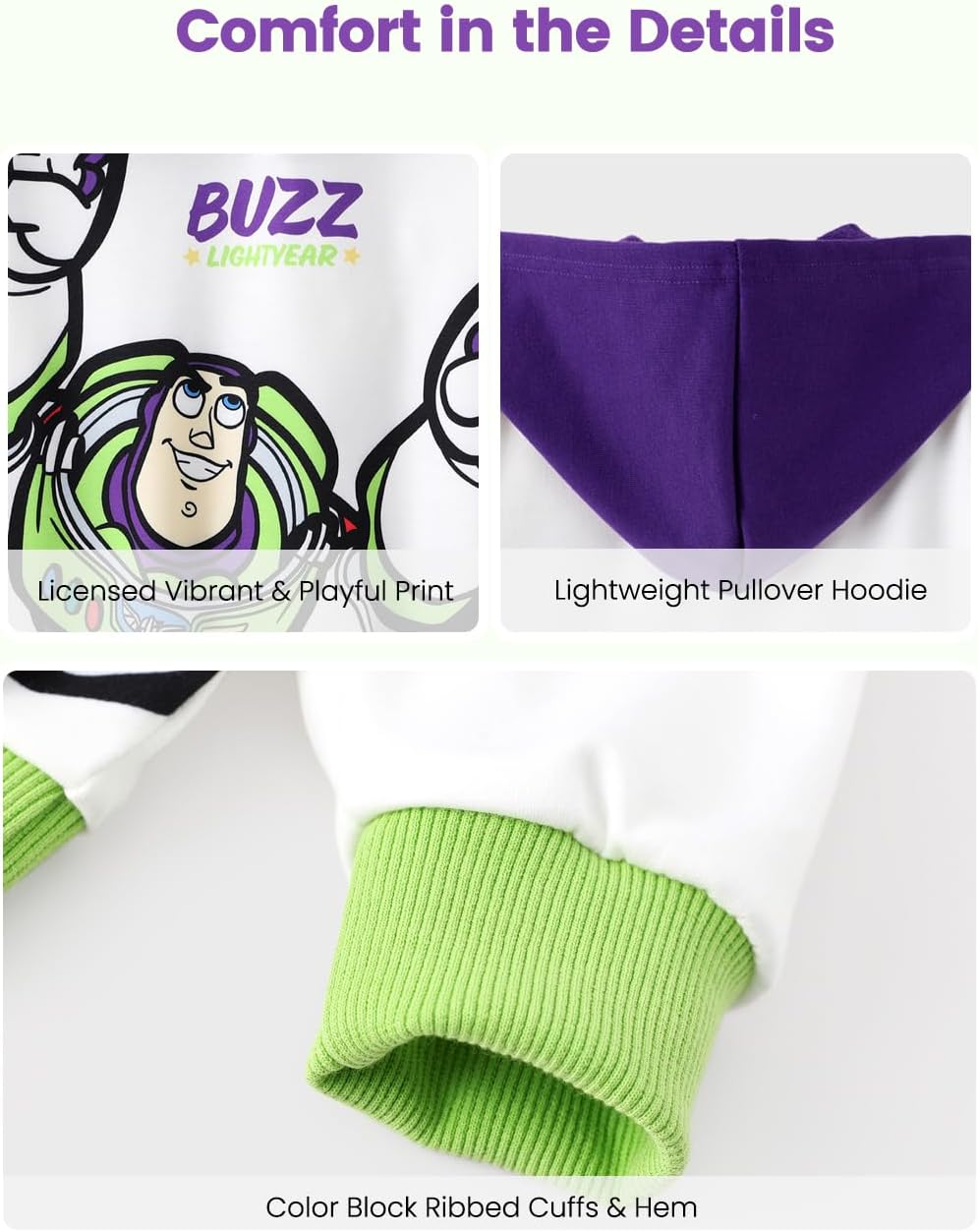 Disney Marvel Spiderman Star Wars Toy Story Boy Girl Hoodies Pullover Sweatshirts Lightweight Zip Up Hooded Toddler Kid 2-12Y - Image 4