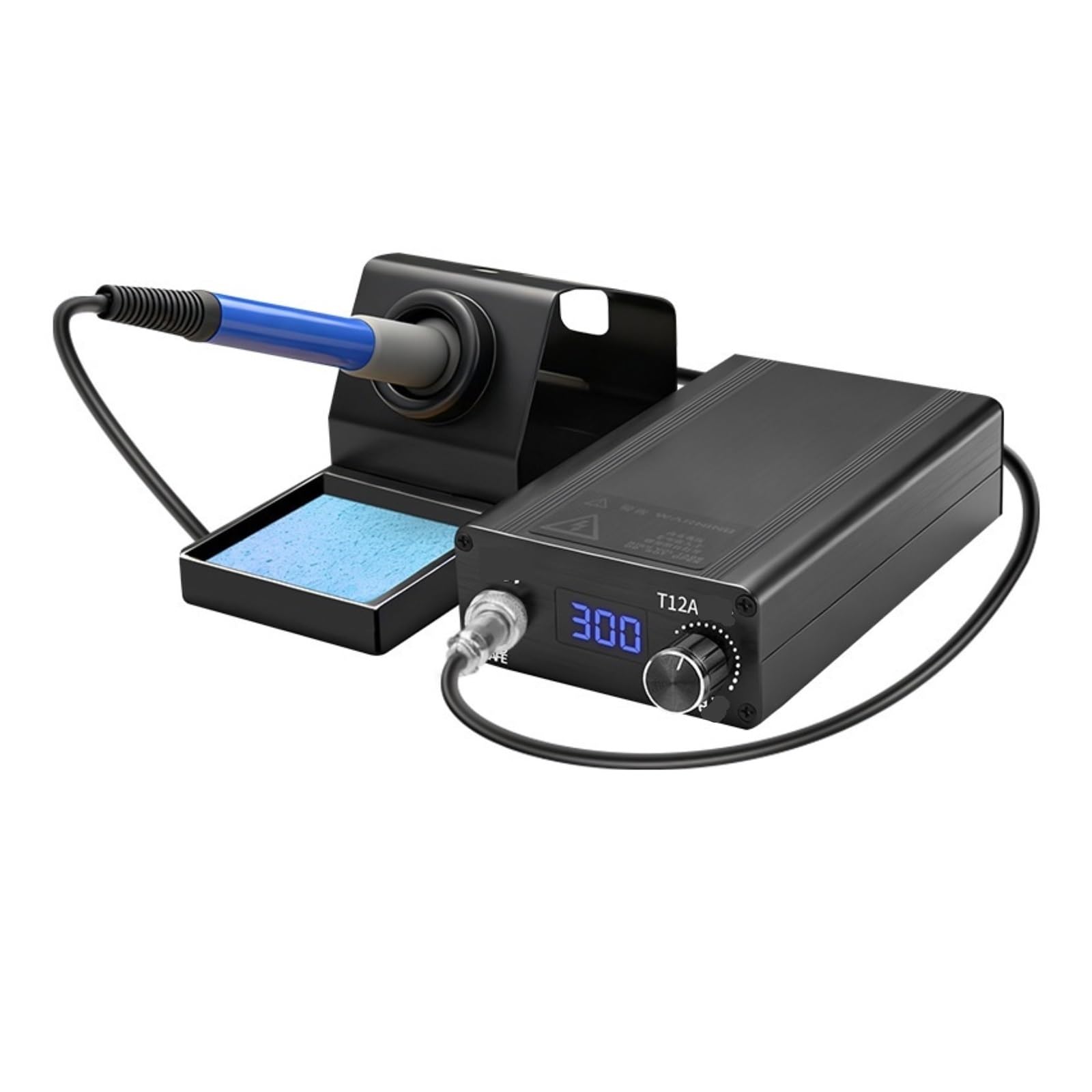 Stazione di saldatura, Stazione saldante SMD Smart Precision T12A T12B, kit ferro intelligente a riscaldamento rapido con display LCD(T12A standard)