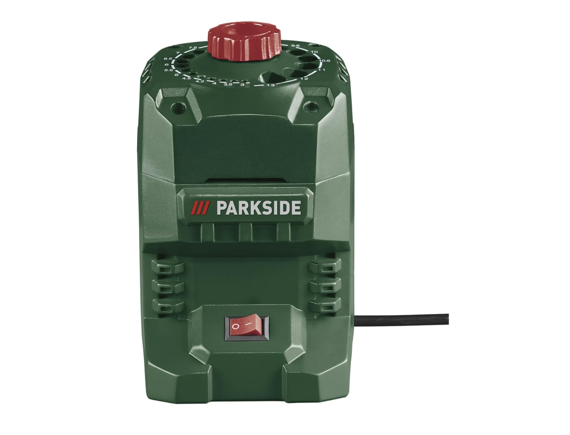 Parkside Afilador de Brocas PBSG 95 C3 - Afilado Fácil y Seguro de Brocas HSS - 20 Tamaños 3.0-12.0mm - 2 Piedras de Afilar Incluidas