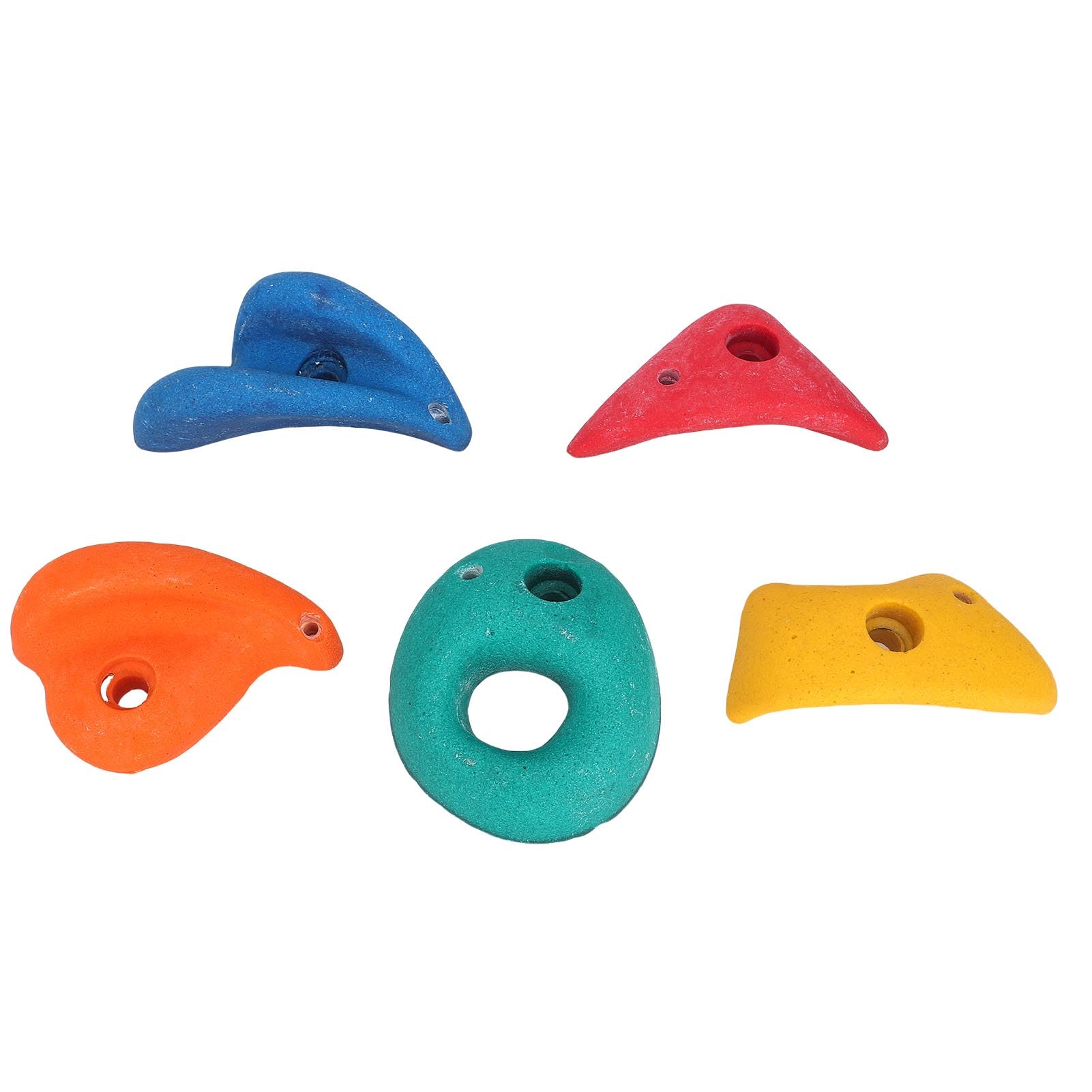Brrnoo 5 Piezas Presas de Escalada Coloridas para Niños Interior y Exterior