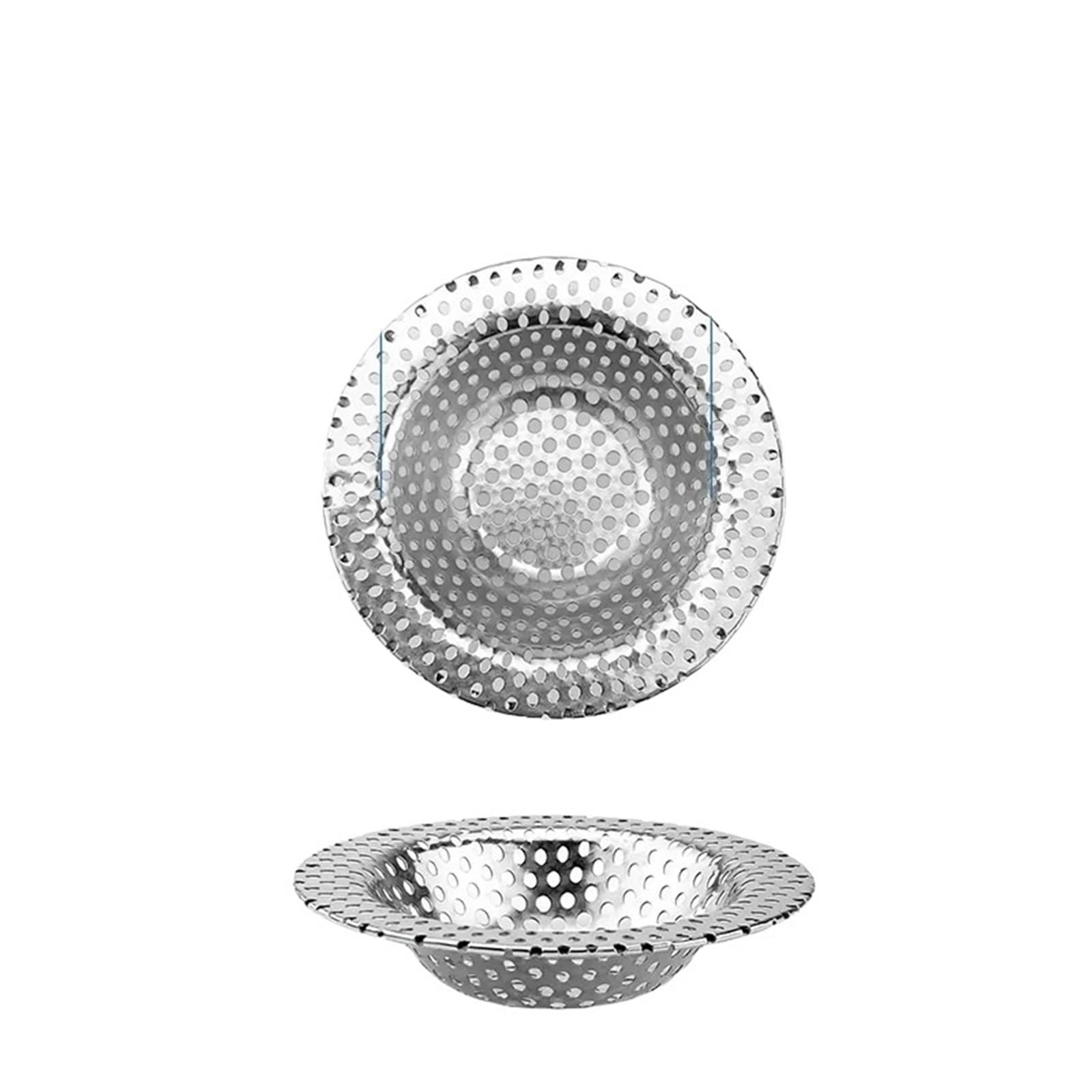 Baynopurin Color-14 Sink Strainer Waste 3Pcs Stainless Steel Sink Mesh Filter