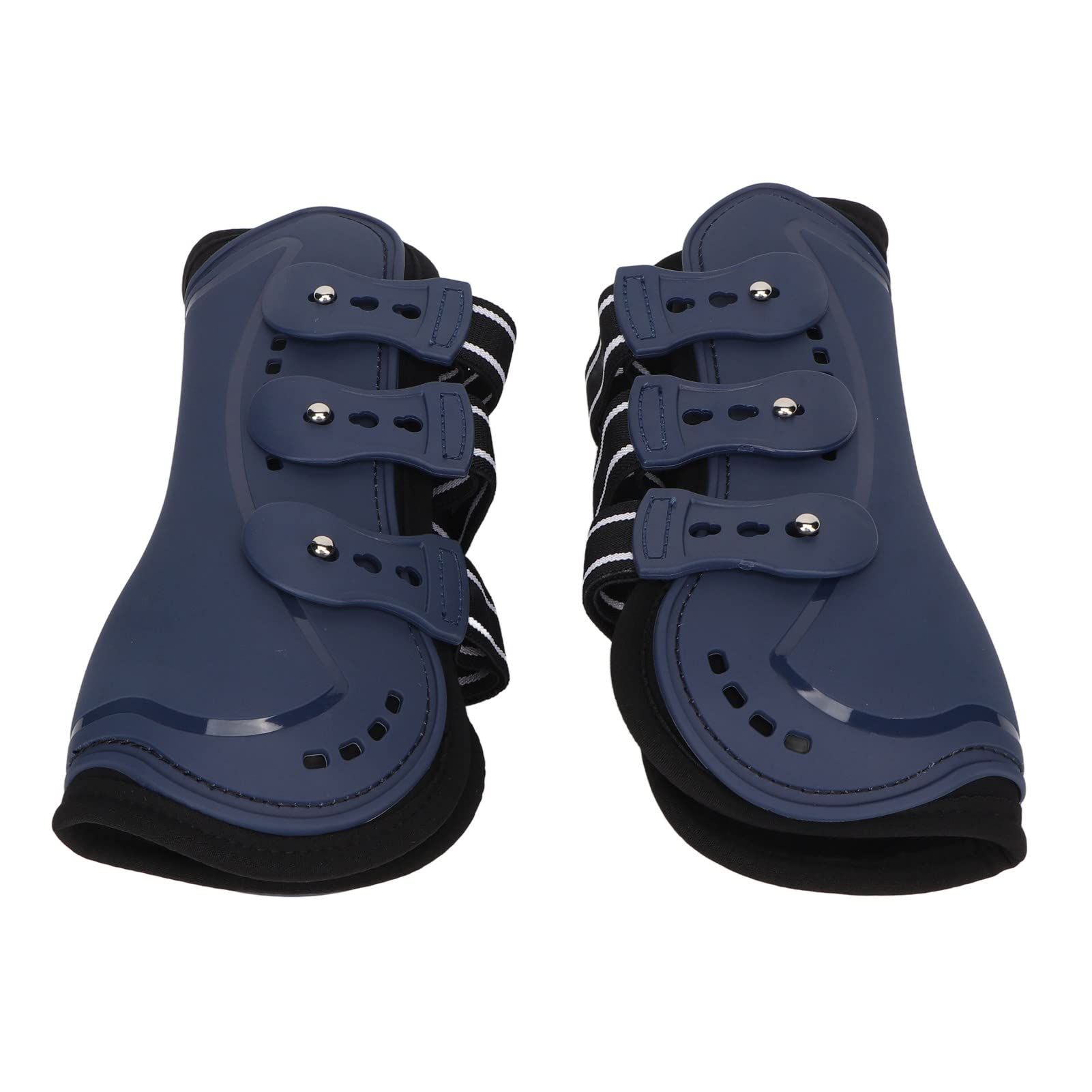 Protector de Pata de Caballo, Botas de Equitación Antideslizantes, Ligeras y Transpirables para Montar a Larga Distancia, Color Azul (Grande)