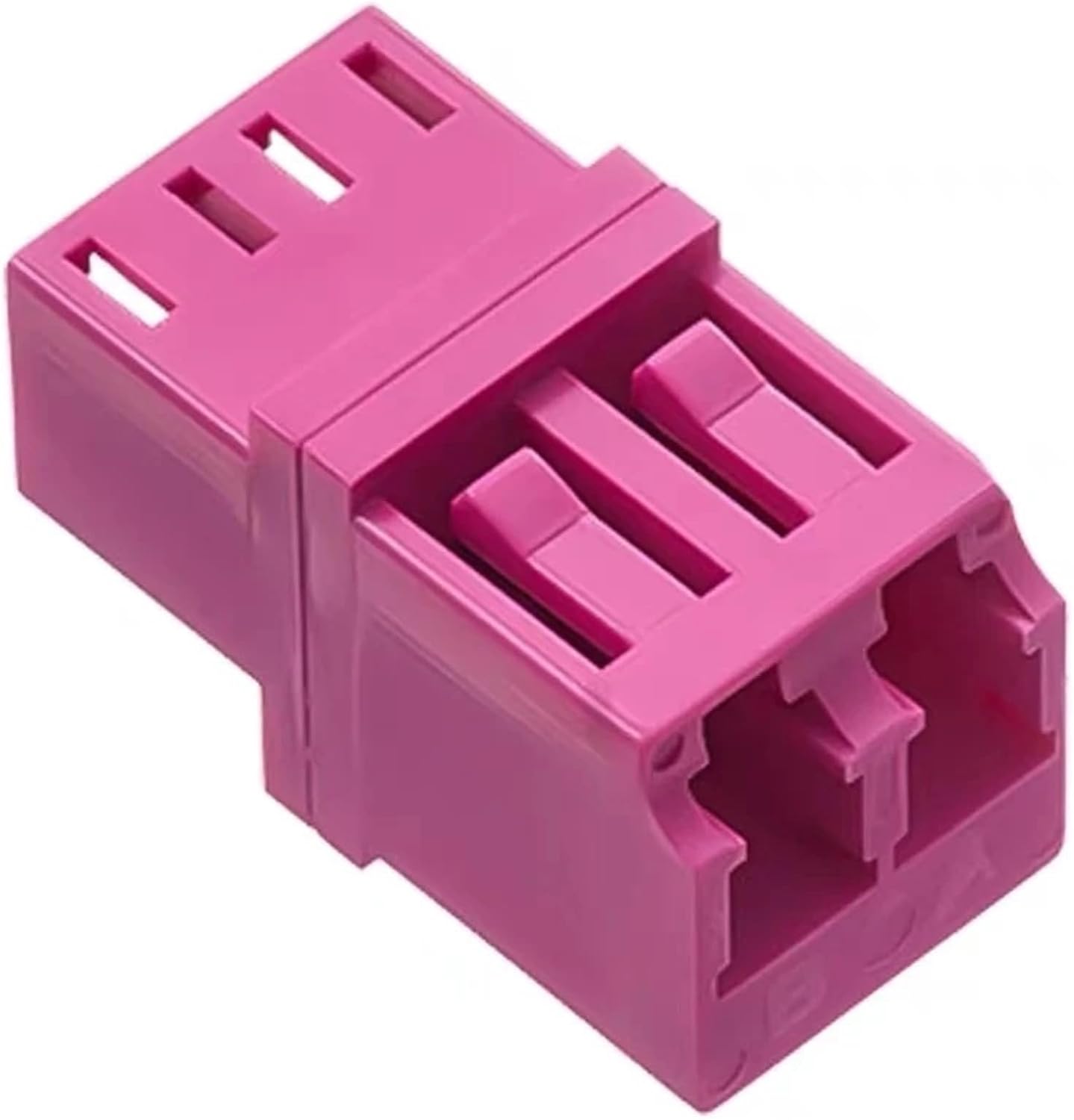 GHZHANG LC om3デュプレックス光ファイバーアダプターRJ45形フランジ光ファイバーカプラーコネクター 100個