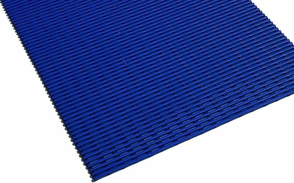 Buy Blue 2" Mat Pool Shower Wet Area Floor Matting 4Way Drainage Indoor/Outdoor Vinyl Flooring