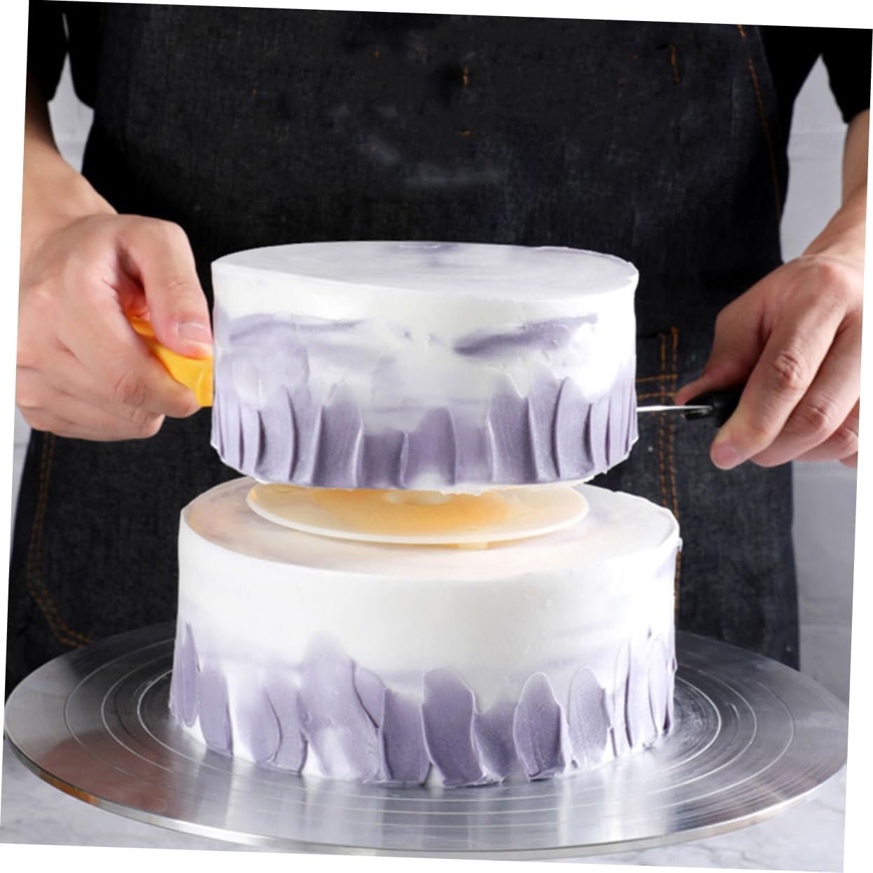 Floating Cake Stand Layered Supports 8 Sets for Tiered Cakes