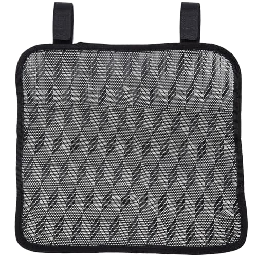 GORGECRAFT 41*30cm Bracciolo Sedia Organizzatore Laterale Sedia Da Spiaggia Borsa Appesa Comodino Organizzatori Caddy Da Comodino Grigio Borsa Portaoggetti Sedia A Rotelle Borsa Tasca Laterale Appesa