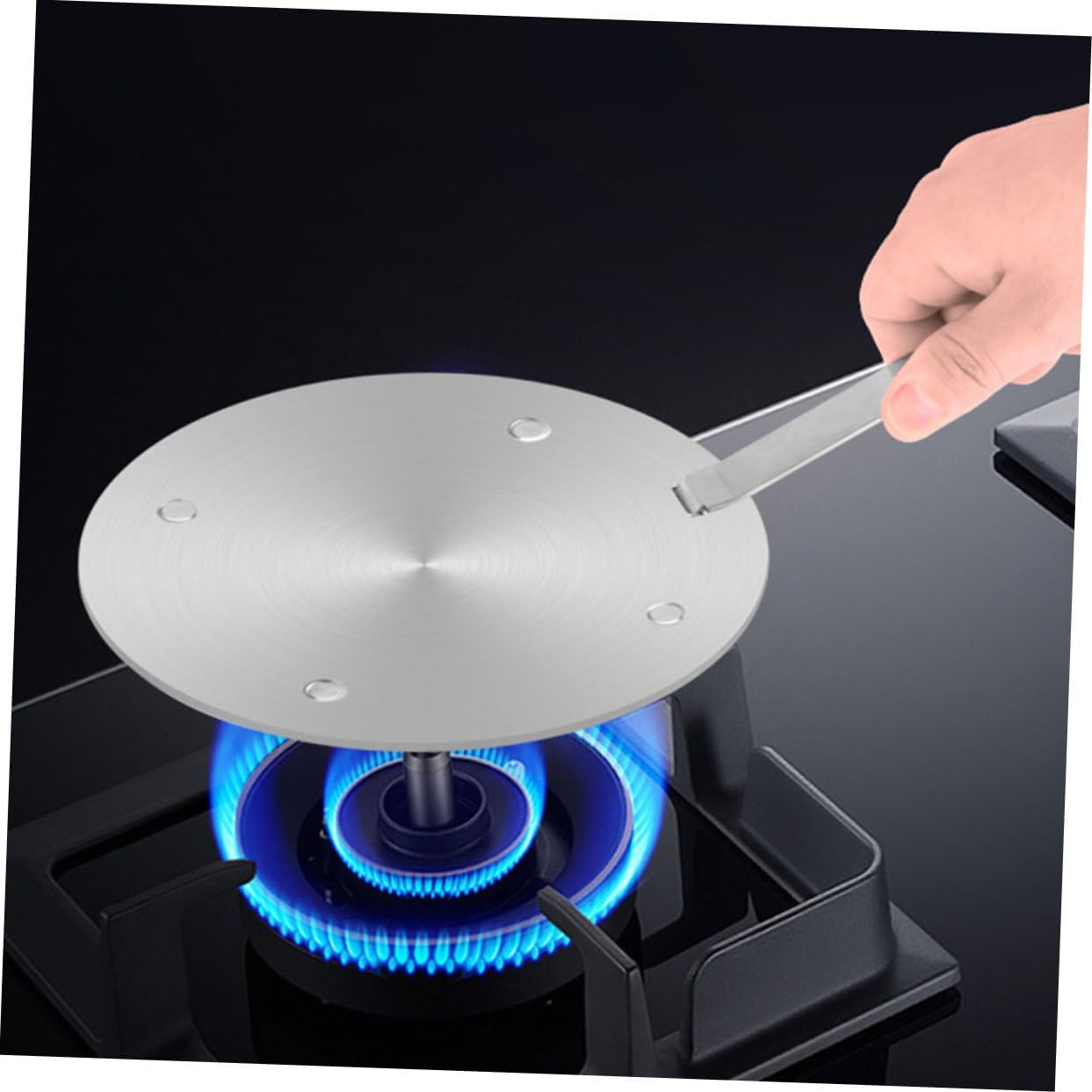 1set Heat Cooking Diffuser Plate for Induction Gas Stove Kitchen Adapter Efficient Heat Distribution Easy Storage for Everyday Cooking