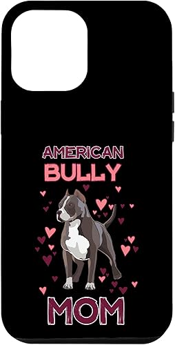 Funda para iPhone 14 Plus American Bully Mom American Bully Lover para propietario