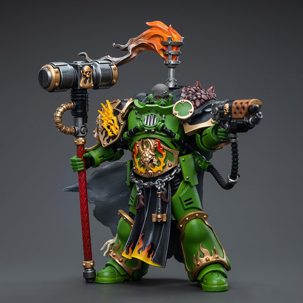 JOYTOY 1/18 Warhammer 40,000 Action Figure Salamanders Captain Adrax Agatone Collection Model (5 inch)